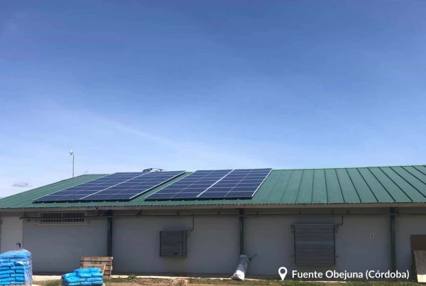 Joaquín Martínez frente a su nave avícola